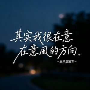 其实我很在意 在意风的方向