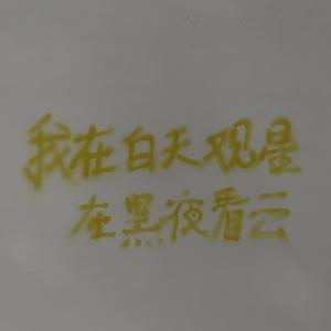 我在白天观星在黑夜看云