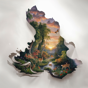 풍경의 한 조각을 베어물어