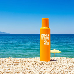 Sonnencreme und Meer