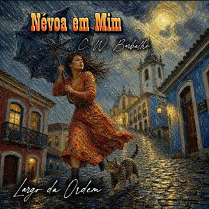 Névoa em Mim | Música Oficial (MPB de Raiz & Jazz • Largo da Ordem, Curitiba) — Chuva fina, ruas de pedra, passos solitários, luzes quentes na noite fria.