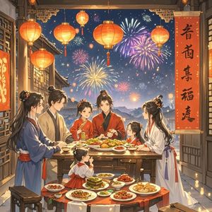 灯火里的新年