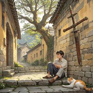 老巷里的锈剑-粉色歌思