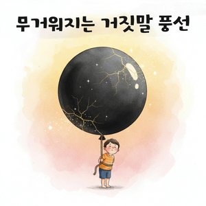 무거워지는 거짓말 풍선