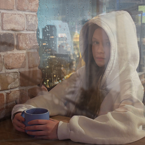 Голубая чашка