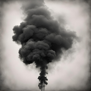 Dark smoke