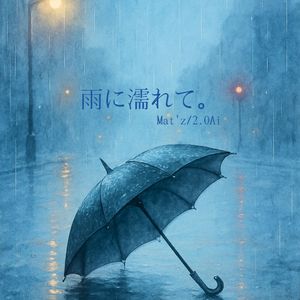 雨に濡れて。