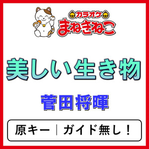 美しい生き物（カラオケ）[菅田将暉]