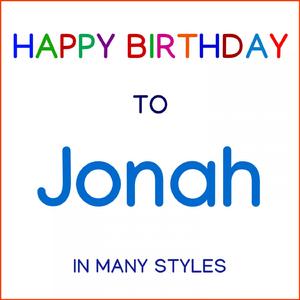 Happy Birthday To Jonah - Jazz
