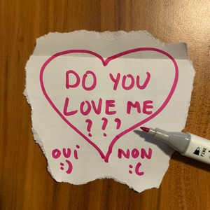 Do you love me ?