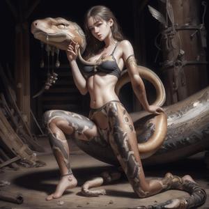 Do snakes put their pants on starting with the left leg?蛇はパンツを左足から履くか?