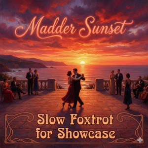 【スローフォックストロットデモ用】 茜色の夕日