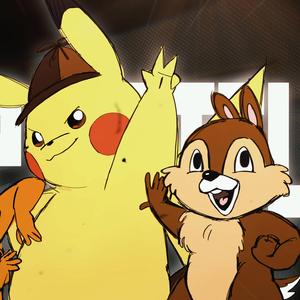 Detective Pikachu vs Chip n Dale (feat. Rap-Roasted & Xpulshin)