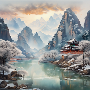 山河影满 桂冷吹香雪