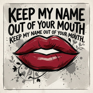 Keep my name out of your mouth