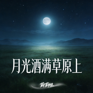 月光洒满草原上