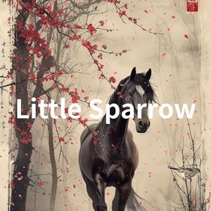 EN Little Sparrow雀の子 そこのけそこのけ お馬が通る