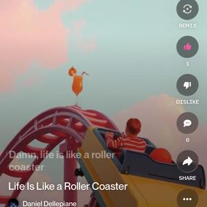 Life is like a roller coaster