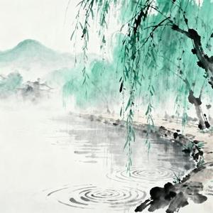 烟柳渡桥