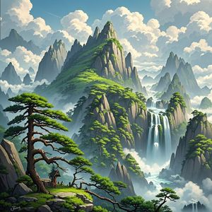 向往明堂山-蔡斌