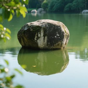 菊潭照影