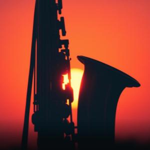 밤 하늘의 색소폰