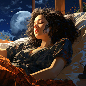 Silueta Del Arroyo A La Luz De La Luna