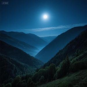 夜空微光映心间