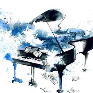 钢琴曲-忆-灰色海