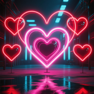 Coração na Garrafa