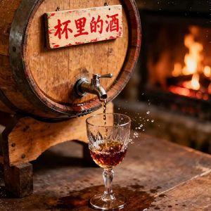 杯里的酒