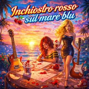 Inchiostro rosso sul mare blu