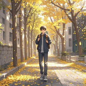 银杏午后-汤茹意