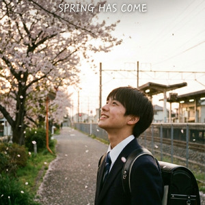 桜舞う、春来た