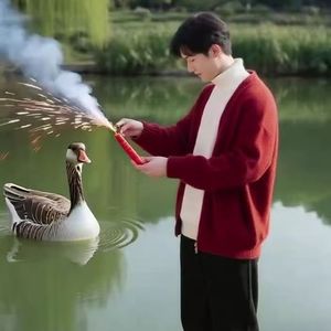 我被炮仗炸飞啦