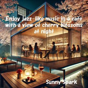 Moonlit Cherry Blossom Lane　月夜の桜並木