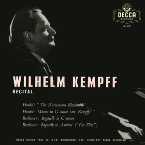 Harpsichord Suite No. 1 in B-Flat Major (Set II), HWV 434:Minuet (Arr. Kempff for Piano)