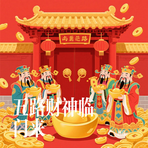 五路财神临门来
