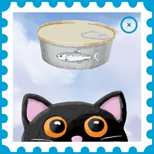 ネコからのパンチ