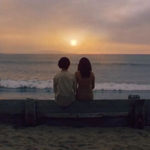 落日沙滩和你 ♡