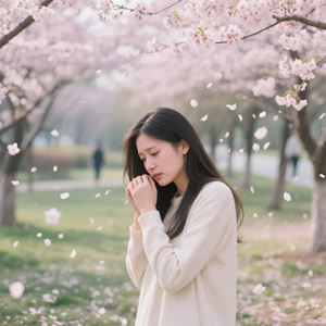 桃花落处是温柔