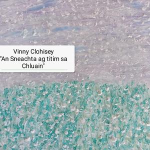 An sneachta ag titim sa chluain