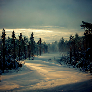 El paisaje onírico carmesí desplegándose