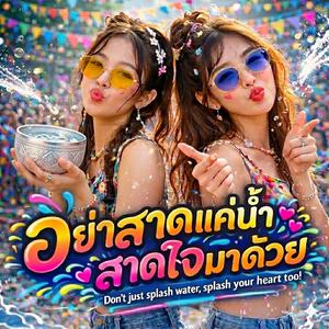 อย่าสาดแค่น้ำสาดใจมาด้วย
