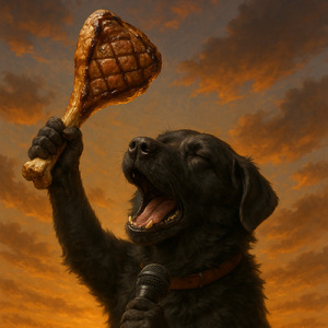 クロいわんこの肉讃歌