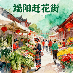 端阳赶花街(快乐阳光)