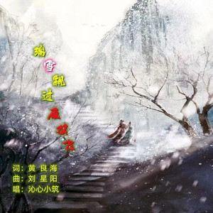 瑞雪飘过雁双飞