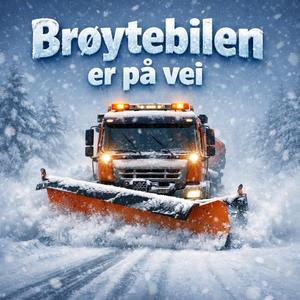 Brøytebilen er på vei