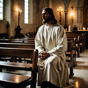 Jesus In The Pew
