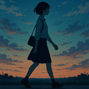 同じ空の下、手放して歩く